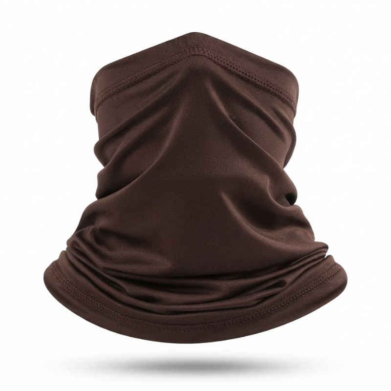 Unisex Brown Tubular Bandana